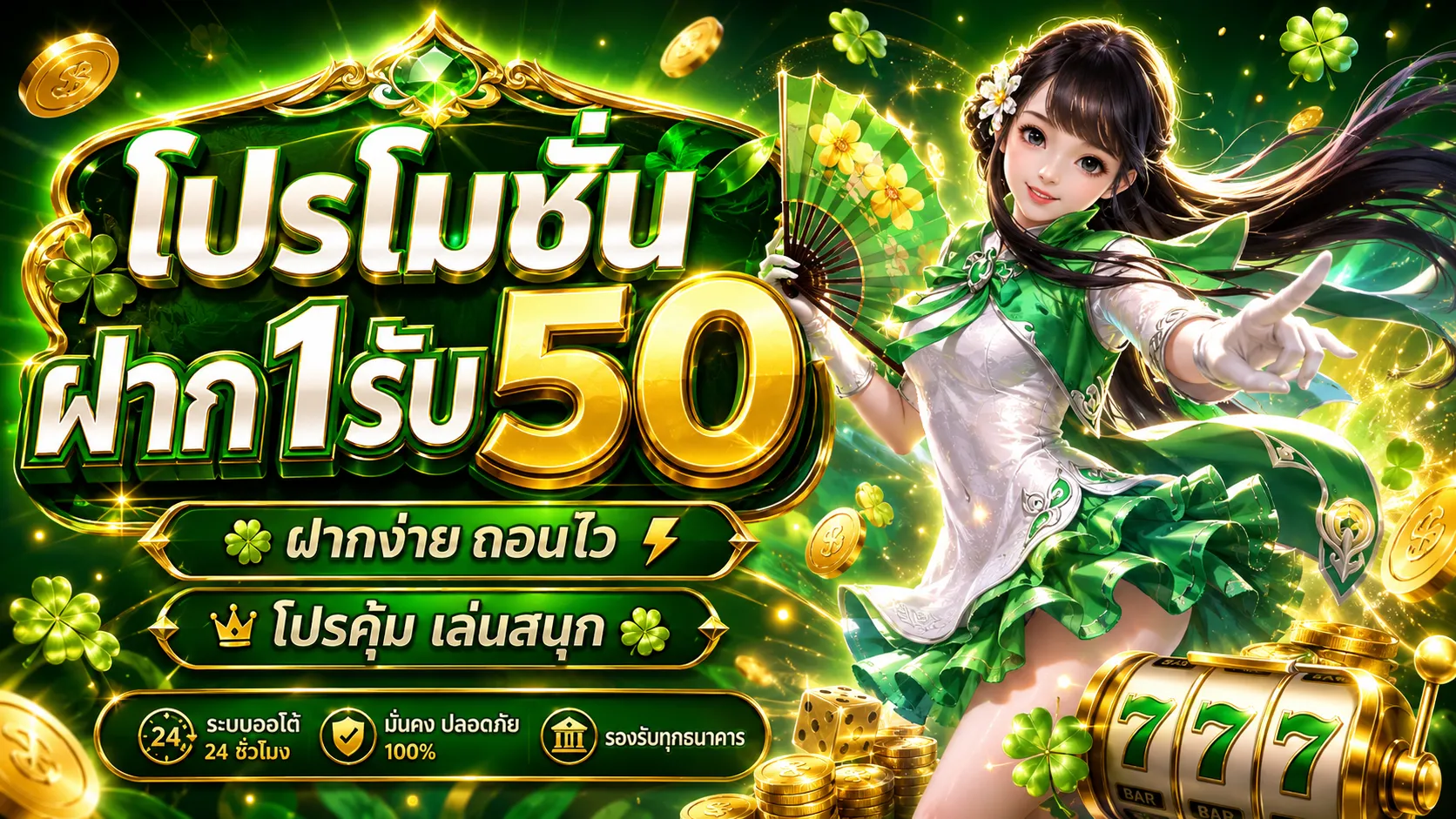 โปรโมชั่นฝาก1รับ50
